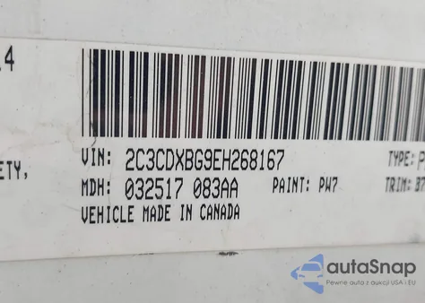 2011 Dodge Charger from USA, damaged, VIN 2B3CL3CG8BH607617
